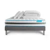 Image de Ensemble sommier matelas 140x200 - BodyFlex - Mémoire de forme - Ressorts ensachés - 26 cm