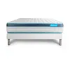 Image de Ensemble 140x190 Matelas Bodyfit À Mémoire De Forme + Sommier Kit Blanc