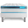 Image de Ensemble 90x190 Matelas Bodyfit À Mémoire De Forme + Sommier Kit Blanc