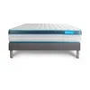 Image de Ensemble sommier matelas 160x200 BodyFit Mémoire de forme - 24 cm - Ferme - sommier kit gris - BODY CARE
