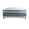 Image de Ensemble sommier matelas 160x200 Bodyform Mémoire de forme - 20 cm - Ferme - sommier kit gris