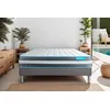 Image de Ensemble 140x190 Matelas Bodyform À Mémoire De Forme 3 Zones + Sommier Kit Gris