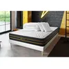 Image de Pack matelas ULTRA + sommier kit blanc + oreillers mémoire de forme + couette Percale 180x200 cm Blanc