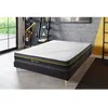 Image de Ensemble matelas + sommier - ACTIVE - SFACTIENS140190SKN - Mousse HR - Coutil respirable - 140x190 cm Noir