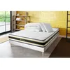 Image de Pack 140x190 matelas FLEXY + sommier kit + 2 oreillers mémoire de forme 60x40cm + Couette Percale 240x220 cm
