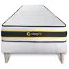 Image de Ensemble 90x200 Matelas Flexy + Sommier Kit Blanc