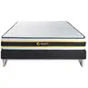Image de Ensemble 160x200 Matelas Flexy + Sommier Kit Noir