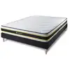 Image de Matelas sommier 140x190 ressorts ensachés et mémoire de forme Récupération Musculaire