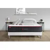 Image de Pack Prêt A Dormir 200x200 Matelas Boost Ressorts Ensaches Et Memoire De Forme + Sommier Kit Blanc + Couette + 2 Oreille