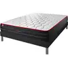 Image de Matelas sommier 140x190 ressorts ensachés et mémoire de forme Détente Musculaire