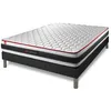 Image de Ensemble 160x200 matelas ENERGY ressorts ensachés et mémoire de forme + sommier kit