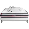 Image de Pack Matelas FORM + Sommier Kit Blanc + Oreillers Mémoire de Forme + Couette Percale 160x200 cm Blanc