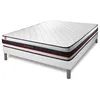 Image de Ensemble matelas mousse SOMNESS FORM 180x200 - Ferme - Blanc