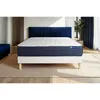 Image de Ensemble Matelas Ressorts Ensachés Et Mémoire De Forme Actiflex Sleep 140x190 5zones De Confort + Sommier Kit Blanc