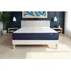 Image de Ensemble Matelas Actiflex Life 160x200 Ressorts Ensachés Et Mémoire De Forme 5zones De Confort + Sommier Kit Blanc