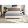 Image de Ensemble Matelas 140x200 Actiflex Soft 3zones De Confort + Sommier Kit Blanc
