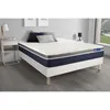 Image de Ensemble Actilatex Confort Matelas Latex+mémoire De Forme 160x200 Cm Maxi Épaisseur 7zones De Confort + Sommier Kit