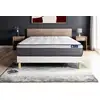 Image de Ensemble Matelas Actilatex Plus 140x200 Latex+mémoire De Forme Maxi Épaisseur 7zones De Confort + Sommier Kit Blanc