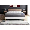 Image de Ensemble Matelas Actilatex Plus 140x190 Latex+mémoire De Forme Maxi Épaisseur 7zones De Confort + Sommier Kit Blanc