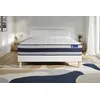 Image de Ensemble Matelas Latex Et Mémoire De Forme Actilatex Ergo 200x200 Cm Maxi Épaisseur 5zones De Confort + Sommier Kit