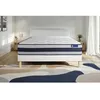 Image de Ensemble Matelas Sommier 200x200 cm - Sommier Blanc (en kit) - Actilatex Ergo