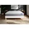 Image de Ensemble Matelas Actilatex Dream Latex Et Mémoire De Forme 180x200 Cm 5zones De Confort + Sommier Kit Blanc