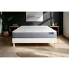 Image de Ensemble Matelas Actilatex Dream Latex Et Mémoire De Forme 140x200 Cm 5zones De Confort + Sommier Kit Blanc