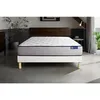 Image de Ensemble Matelas Latex Et Mémoire De Forme Actilatex Form 90x190 Cm 5zones De Confort + Sommier Kit Blanc