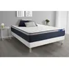 Image de Ensemble Matelas Sommier 180x200 cm - Sommier Blanc (en kit) - Actimemo Max