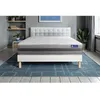 Image de Ensemble Matelas Sommier 160x200 cm - Sommier Blanc (en kit) - Actimemo Relax