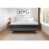 Image de Pack lit complet 160x200 cm - Matelas + Sommier Gris (en kit) + 2 oreillers + Couette - Vital Form Gris