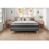 Image de Ensemble Matelas Sommier 200x200 cm - Sommier Gris (en kit) - Vital Care Gris