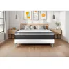 Image de Ensemble Matelas Sommier 140x190 cm - Sommier Blanc (en kit) - Vital Care Blanc