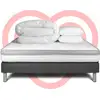 Image de Pack Prêt À Dormir 140x190 Cm Mousse Sommier Gris