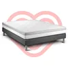 Image de Ensemble Matelas 180x200 Cm Mousse Sommier Gris