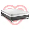 Image de Ensemble Matelas 140x190 Cm Mousse Sommier Gris