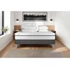 Image de Pack lit complet 160x200 cm - Matelas + Sommier Gris (en kit) + 2 oreillers + Couette - Vital Spa Gris