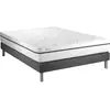Image de Ensemble matelas mousse polyuréthane à mémoire de forme avec sommier 140x200 Souplesse et maintien