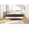 Image de Pack lit complet 160x200 cm - Matelas + Sommier Blanc (en kit) + 2 oreillers + Couette - Vitalpower Blanc