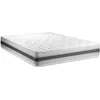 Image de Pack lit complet 200x200 cm - Matelas + Sommier Gris (en kit) + 2 oreillers + Couette - Vitalspring Recover