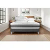 Image de Pack lit complet 140x190 cm - Matelas + Sommier Gris (en kit) + 2 oreillers + Couette - Vitalspring Recover Gris