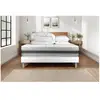 Image de Pack matelas ressorts ensachés et mémoire de forme avec sommier sommier tapissier en kit 200x200 + couettes et 2 oreillers Qualité éprouvée