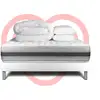 Image de Pack Prêt À Dormir 160x200 Cm Ressorts Ensachés Et Mémoire De Forme Sommier Blanc