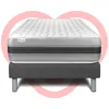 Image de Ensemble Matelas 90x200 Cm Ressorts Ensachés Et Mémoire De Forme Sommier Gris