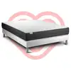 Image de Ensemble Matelas 200x200 Cm Ressorts Ensachés Sommier Blanc
