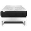 Image de Ensemble Matelas Sommier 90x200 cm - Sommier Blanc (en kit) - Vitalspring Blanc