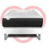 Image de Ensemble Matelas 90x190 Cm Ressorts Ensachés Sommier Blanc