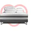 Image de Pack Prêt À Dormir 160x200 Cm Mousse Polyuréthane À Mémoire De Forme Sommier Gris