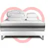 Image de Pack Prêt À Dormir 140x190 Cm Mousse Polyuréthane À Mémoire De Forme Sommier Blanc