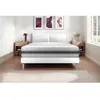 Image de Ensemble Matelas Sommier 160x200 cm - Sommier Blanc (en kit) - Vitalmemo Back Blanc